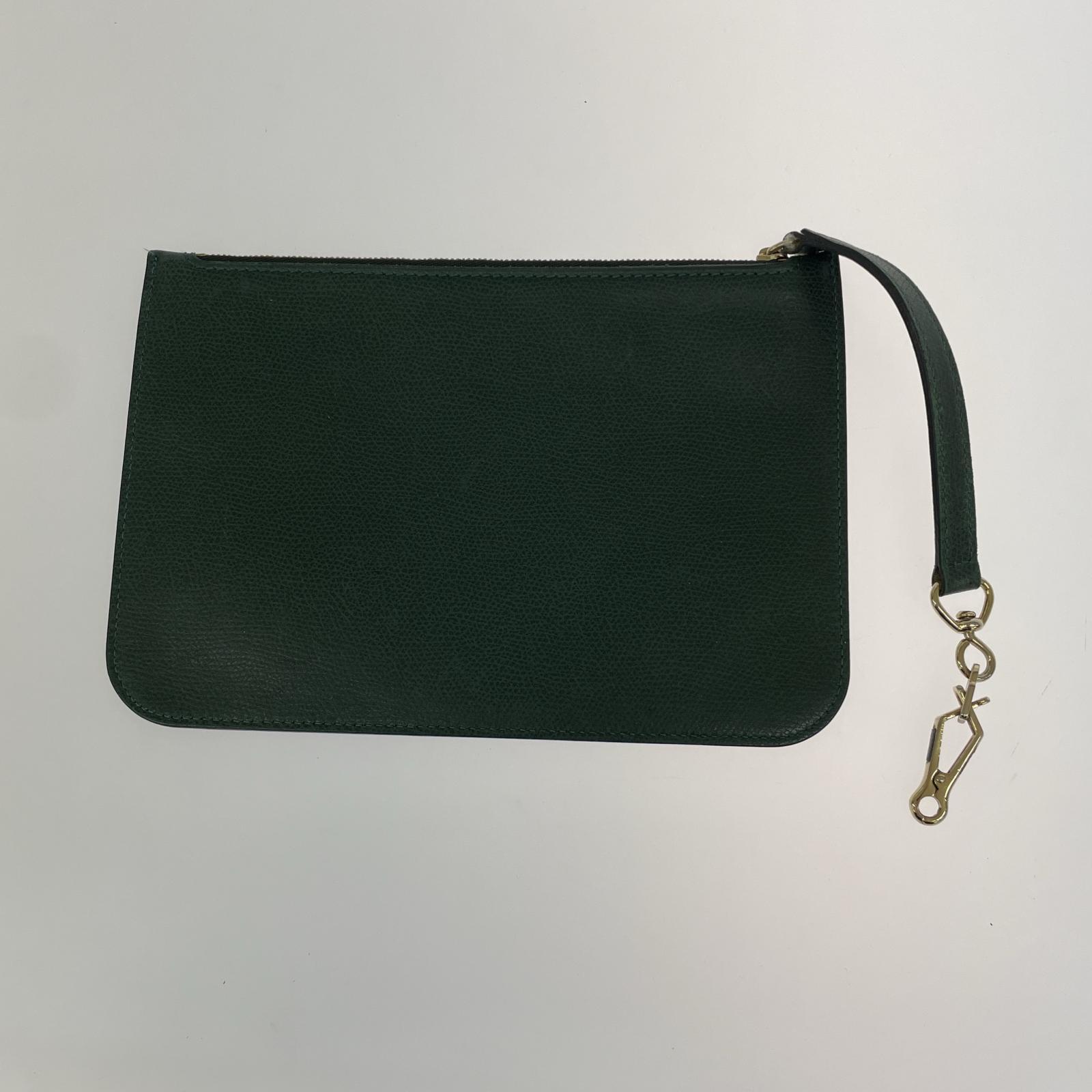 その他バッグ Valextra MULTI POCHETTE マルチポシェット ミッレプテンレザー グリーン