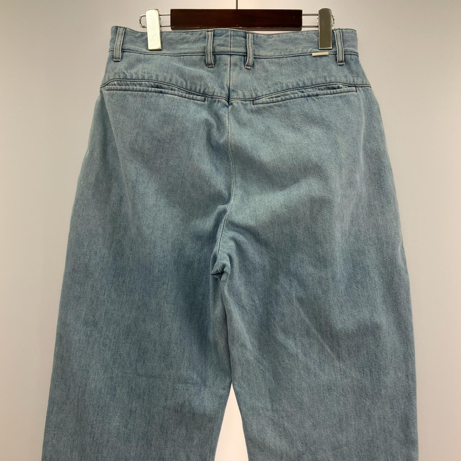 デニムパンツ FARAH ツータックワイドテーパードパンツ(30)