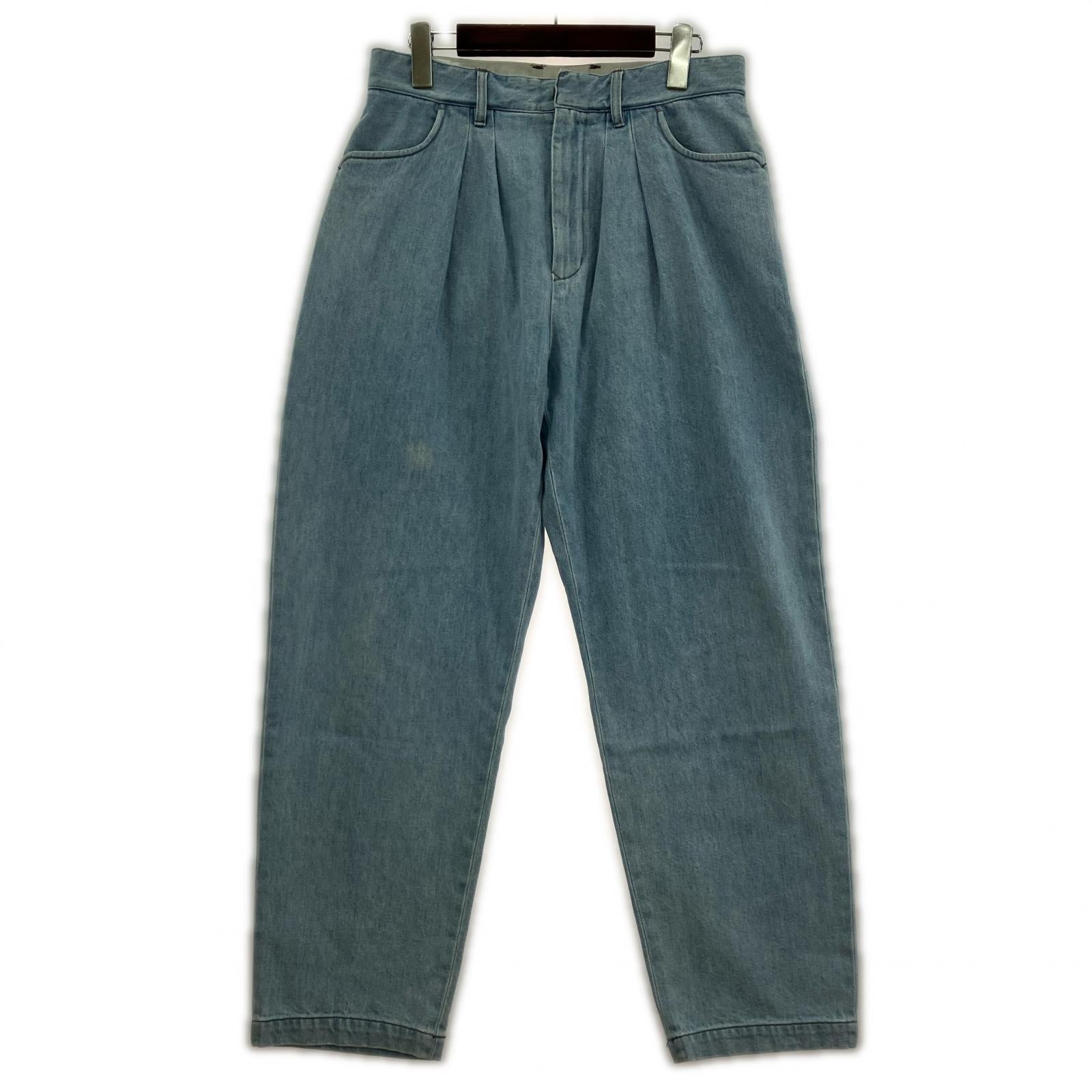 デニムパンツ FARAH ツータックワイドテーパードパンツ(30)