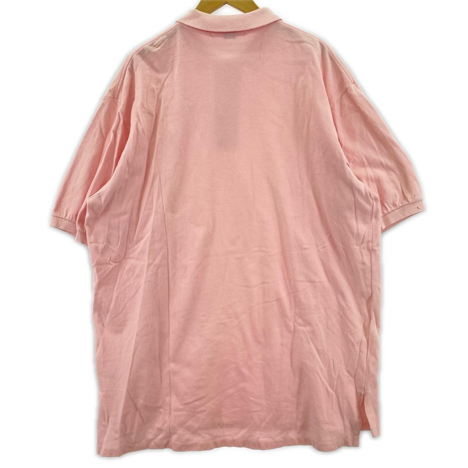 ポロシャツ USA製 ピンク(XL) ピンク