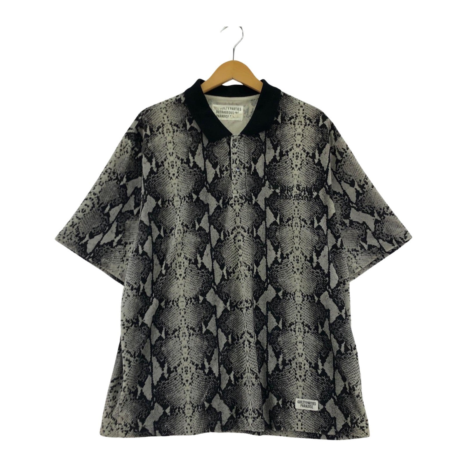 ポロシャツ 23SS PYTHON KNIT POLO SHIRT
