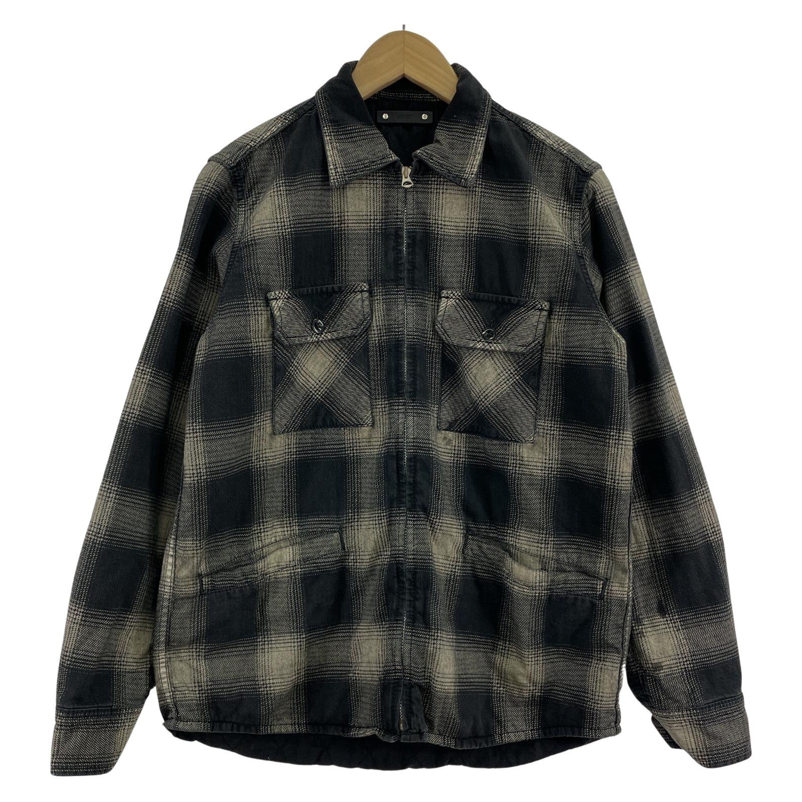 ジャケット チェックジャケット 2110-5003-07-022 1 ブラック