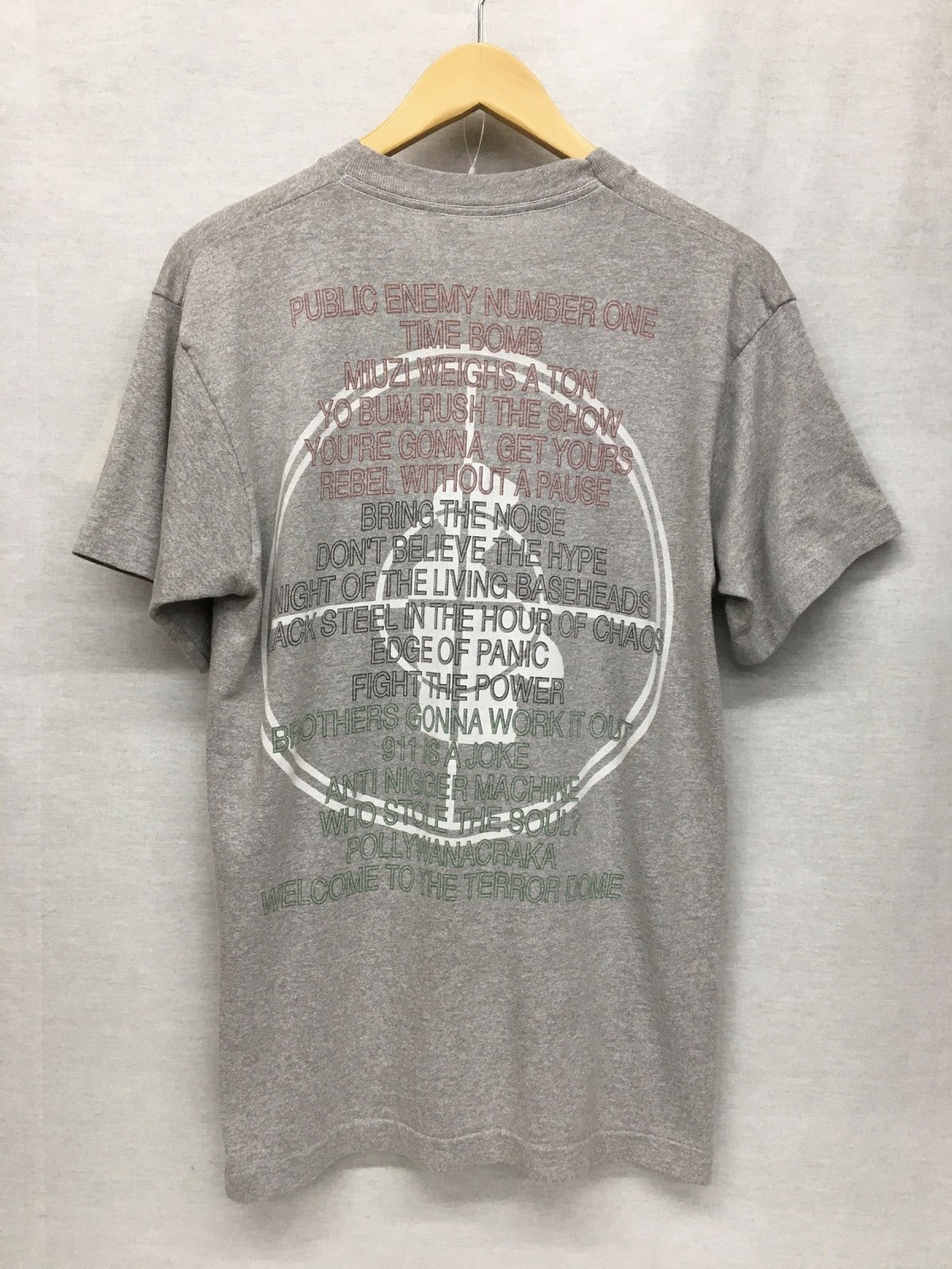 半袖Tシャツ 90s SCREEN STARS PUBLIC ENEMY (M)