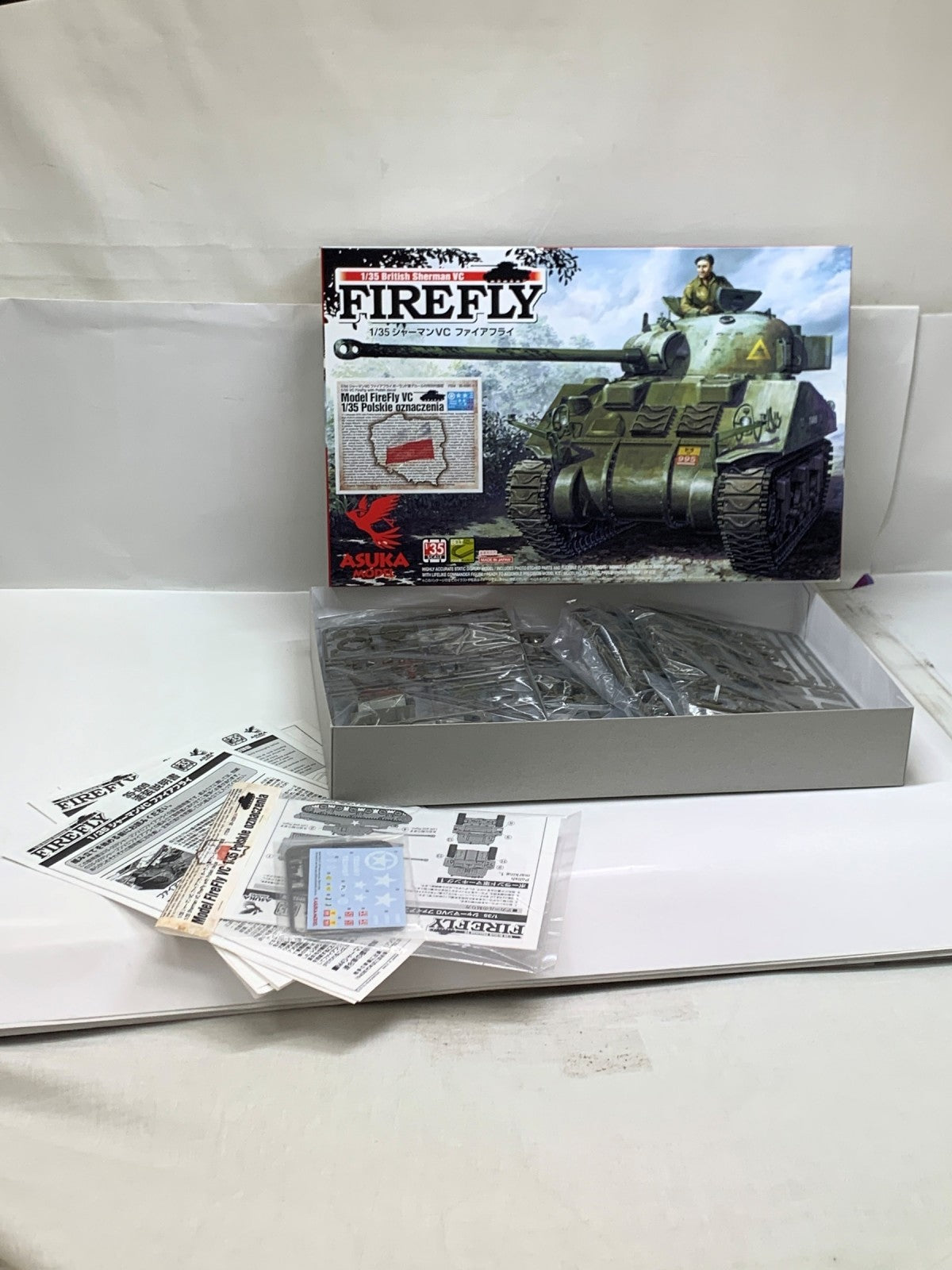 ASUKA MODEL 1/35 シャーマンVC ファイアフライ ミリタリープラモ