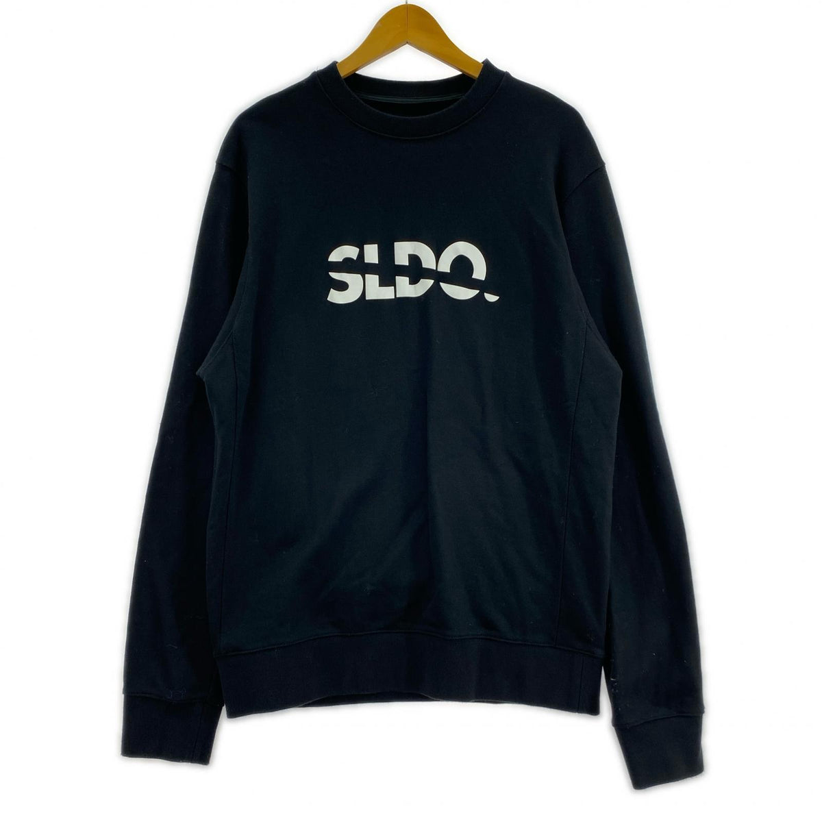 スウェット SLDO. ロゴプリントスウェット ブラック