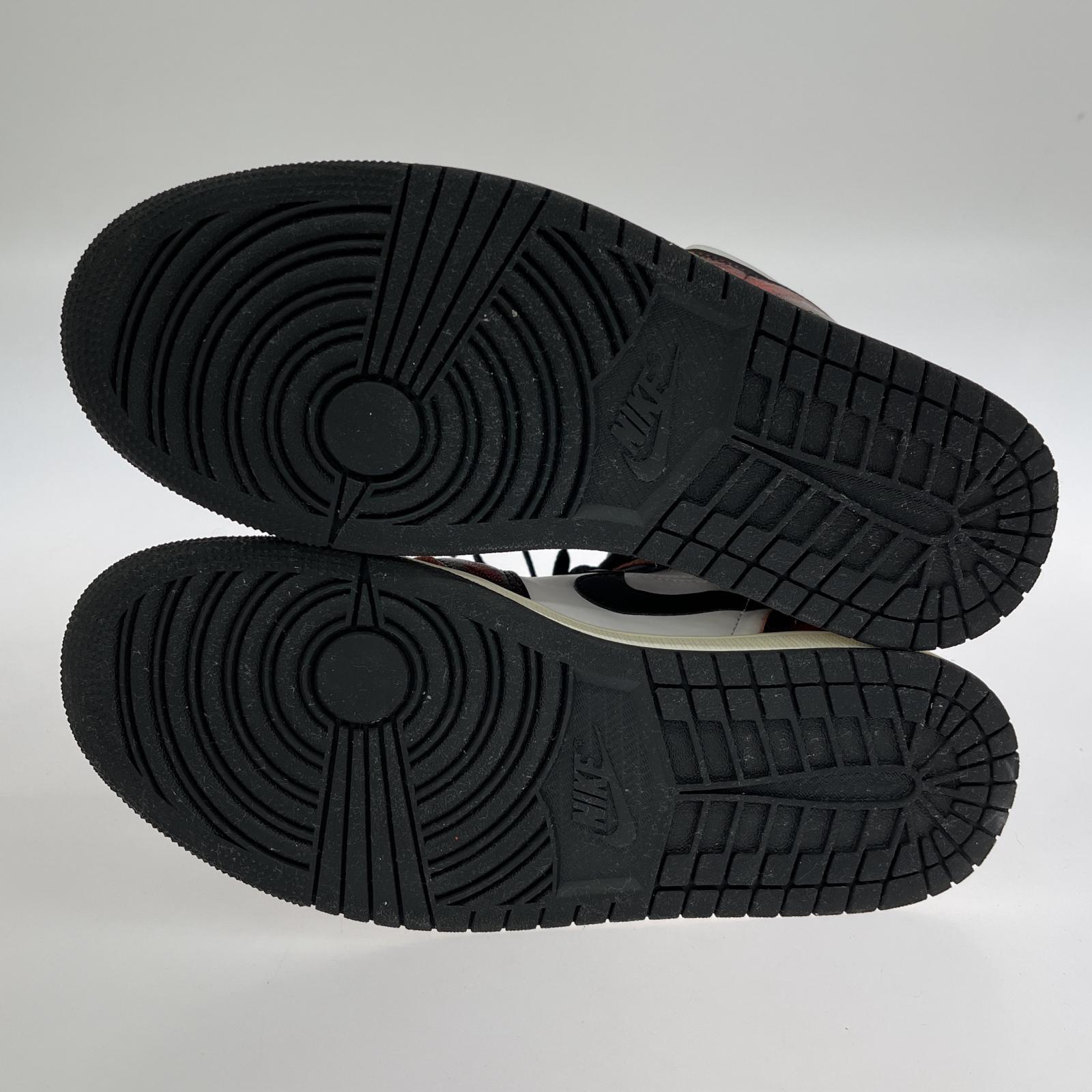 スニーカー AIR JORDAN 1 MID SE 白赤 (27cm) 27cm (US9 UK8 1/2 EU44)