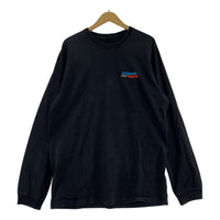 長袖Tシャツ HIDDEN CHAOS EMBROIDERY L/S TEE 黒 M ブラック