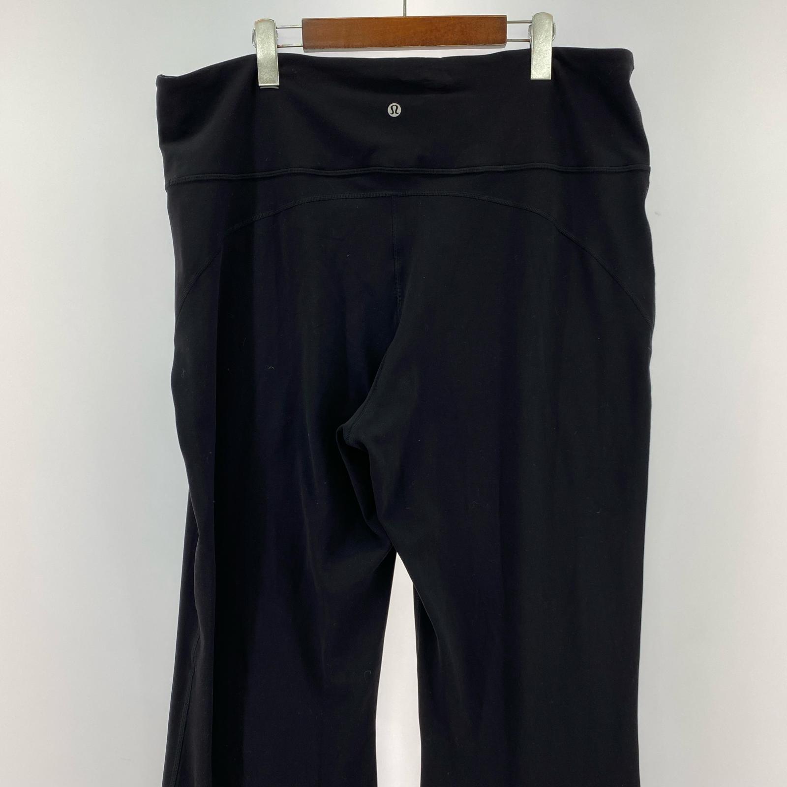 パンツ lululemon フレア 黒 (-) ブラック