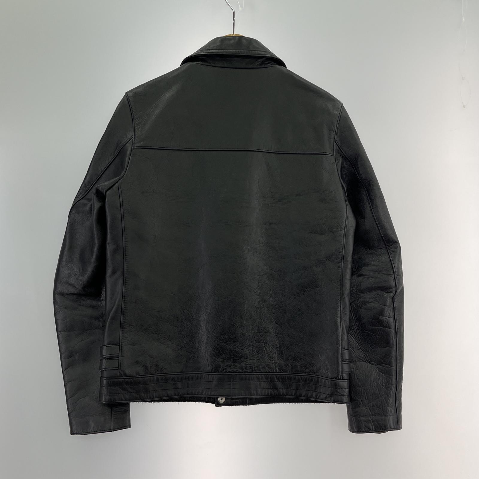 ジャケット UNDERCOVER 15SS LEATHER RIDERS JACKET ライダースジャケット 1 ブラック 1 ブラック