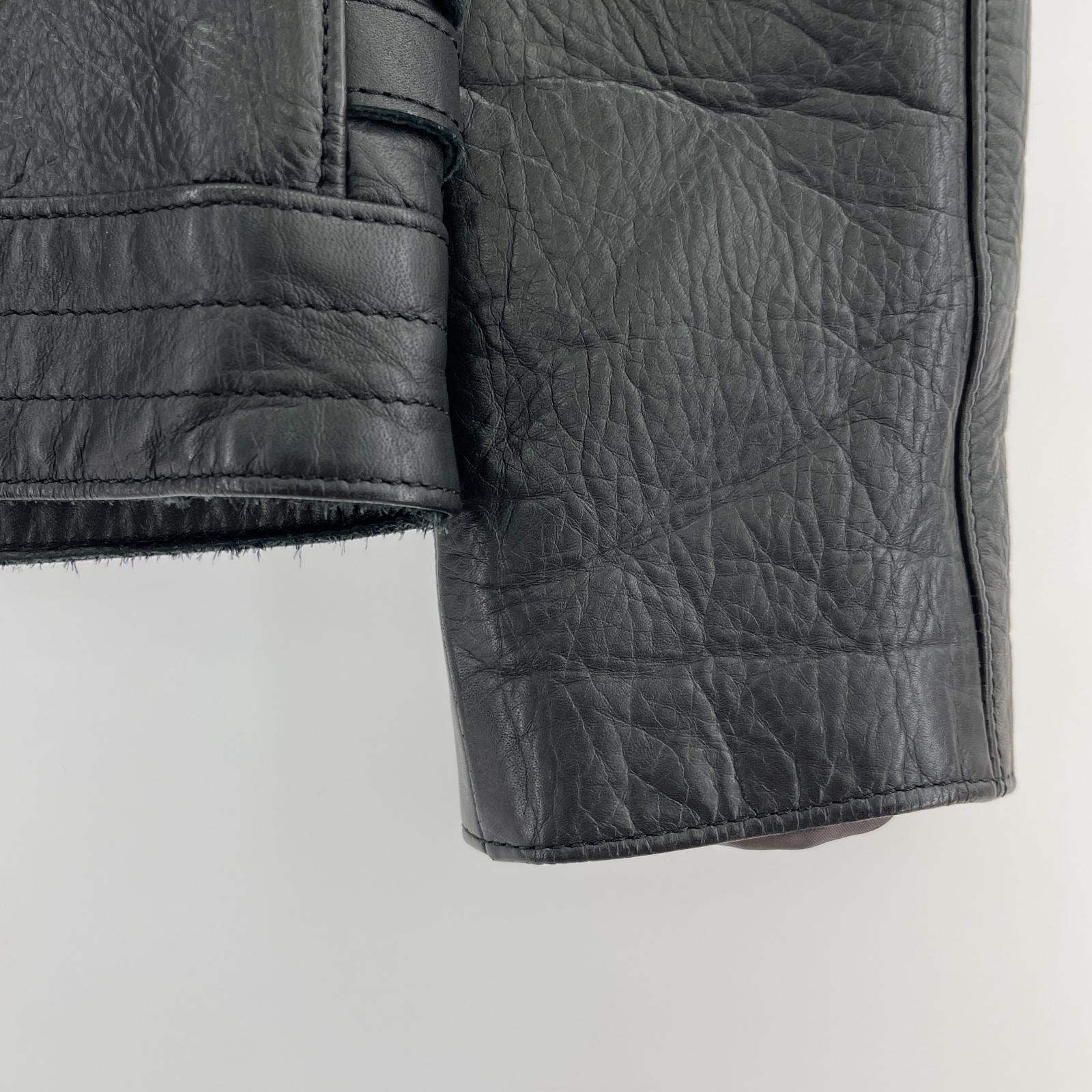 ジャケット UNDERCOVER 15SS LEATHER RIDERS JACKET ライダースジャケット 1 ブラック 1 ブラック