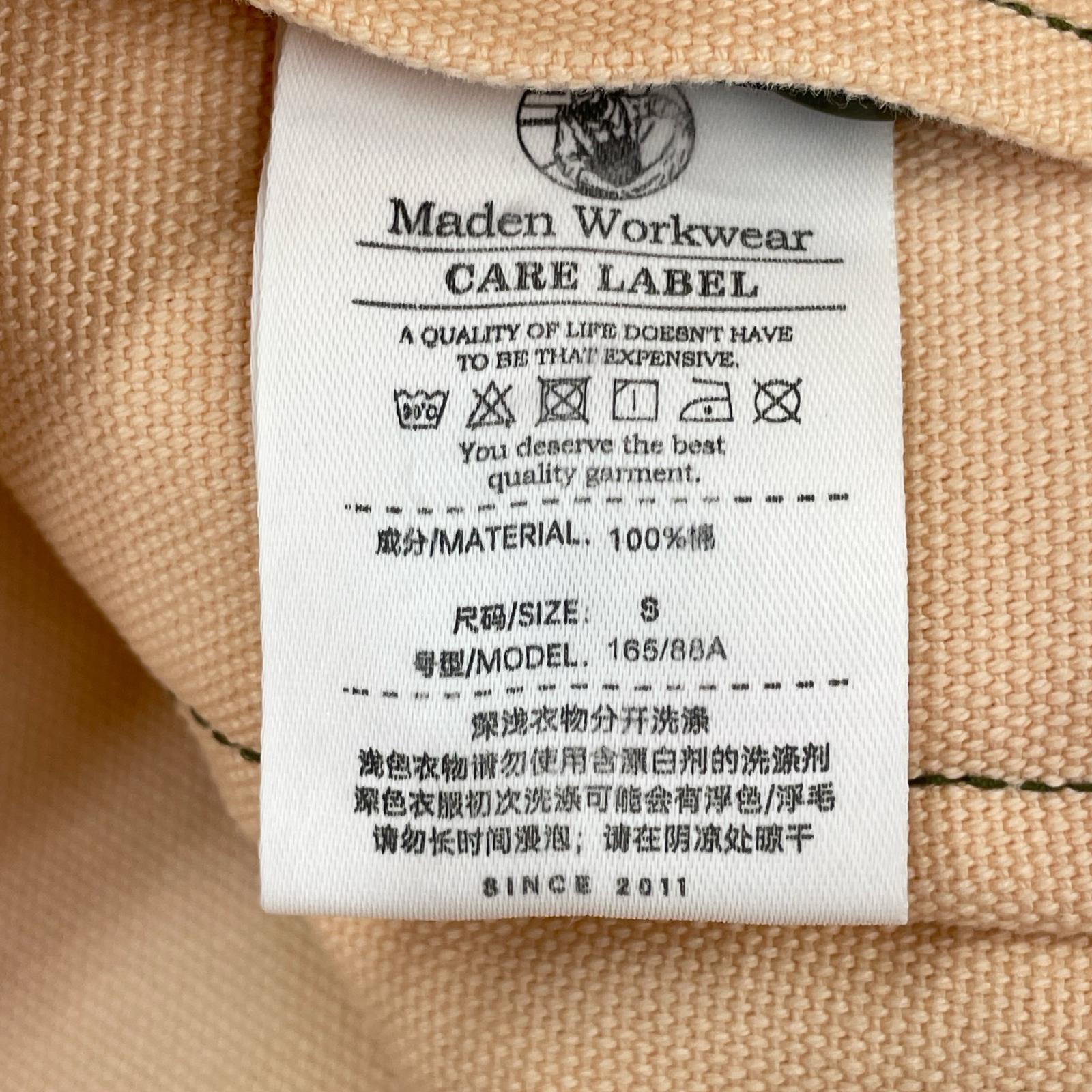ミリタリージャケット Maden Workwear モーターサイクルジャケット S M ピンク