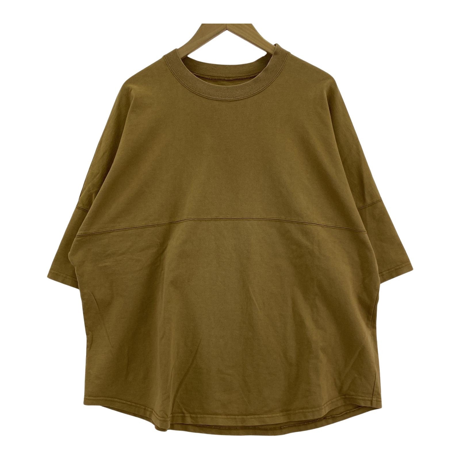 半袖Tシャツ is-ness 半袖Tシャツ・カットソー L ベージュ