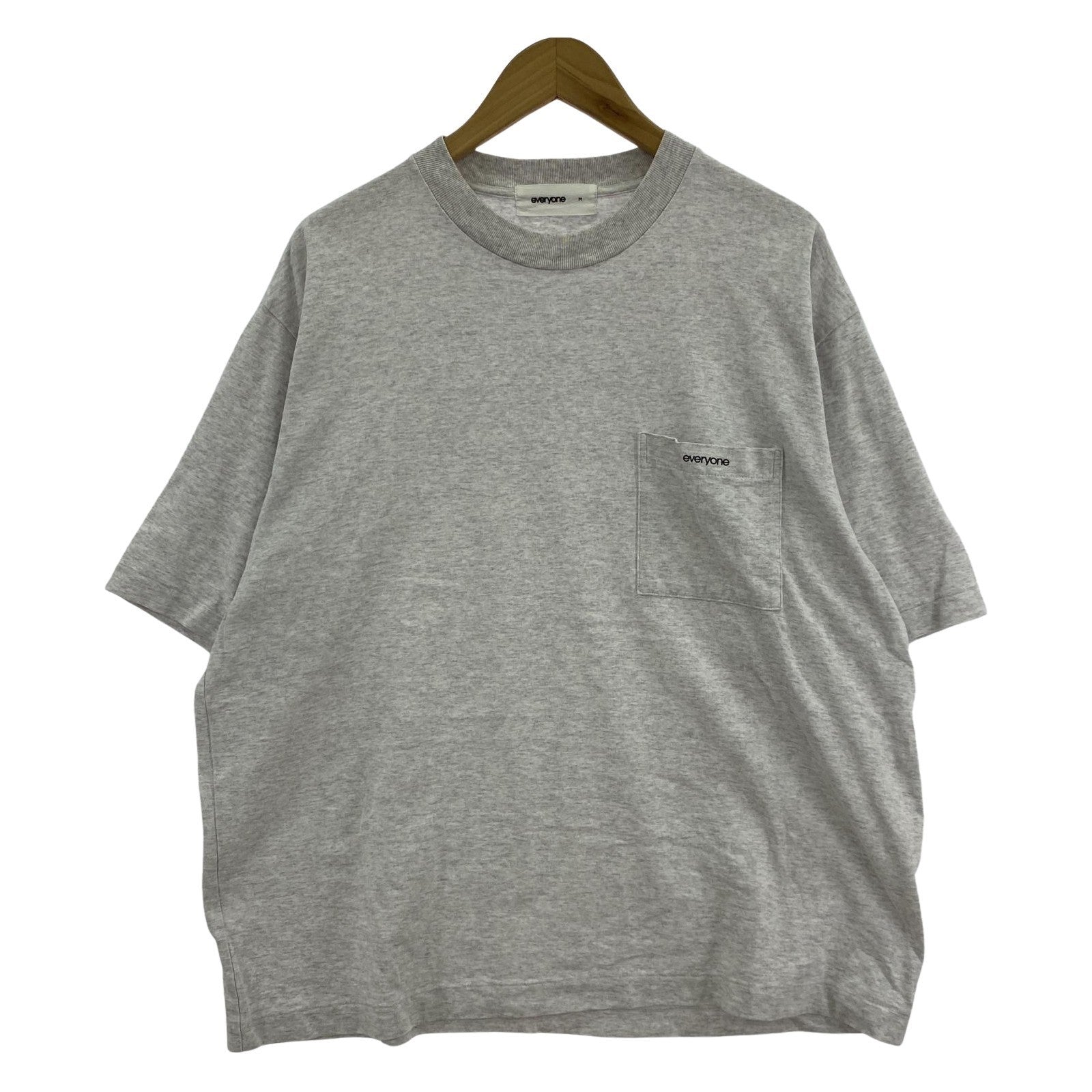 半袖Tシャツ EVERY ONE pocket tee shirt M グレー
