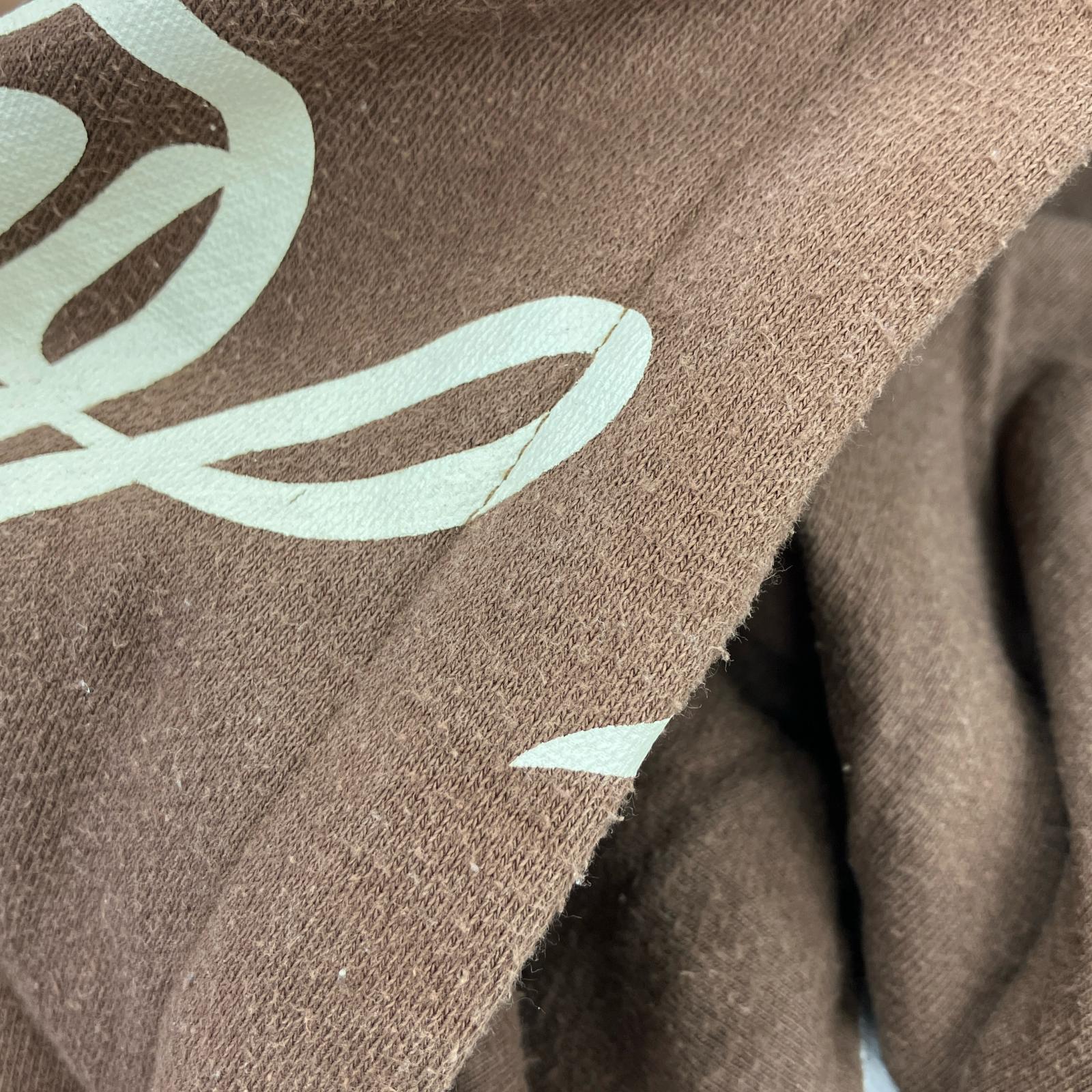 パーカー LA G-WEAR 茶 総柄 ブラウン