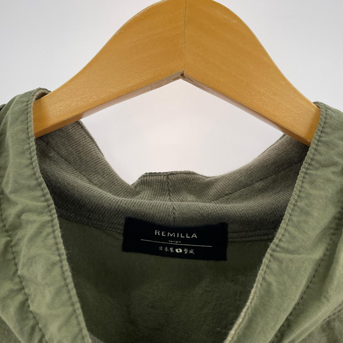 長袖Tシャツ タフタスモック 緑 L L