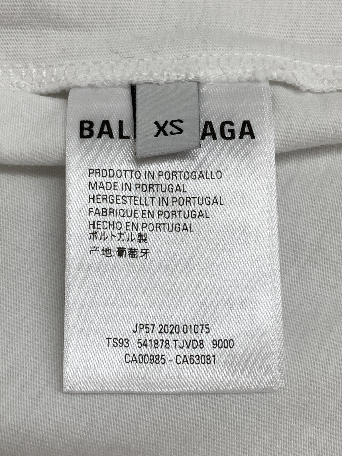 BALENCIAGA 20AW Free Your Mind XS WHT