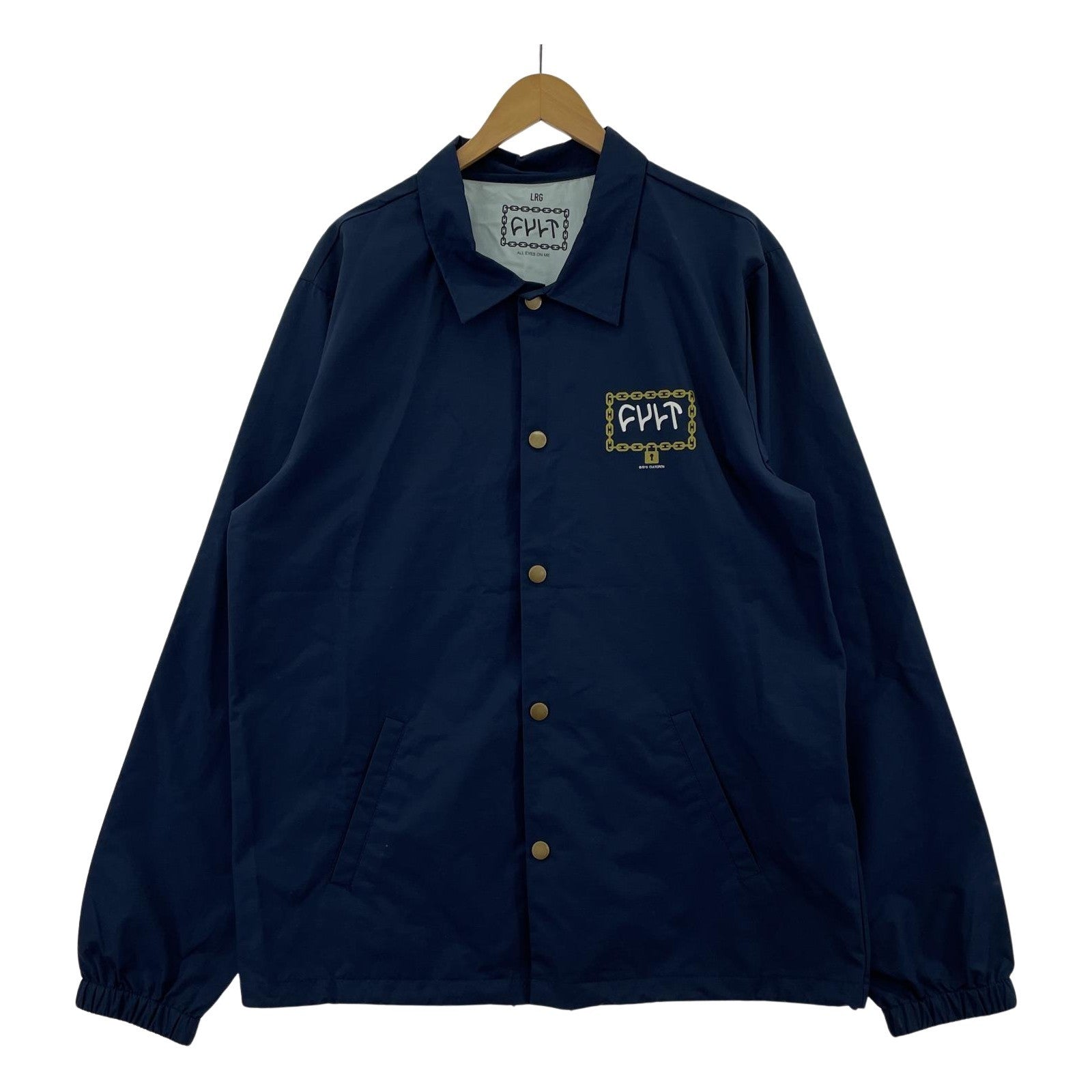 ジャケット CULT Throw Away The Key コーチジャケット ネイビー