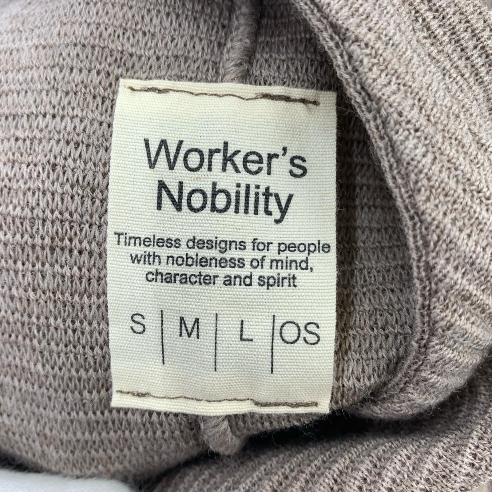 サロペット Worker’sNobility ウールサロペット ベージュ