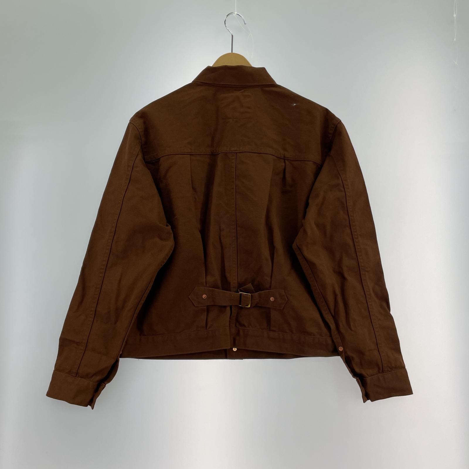 デニムジャケット BONCOURA 1st ブラウンダック デニムジャケット 38 ブラウン