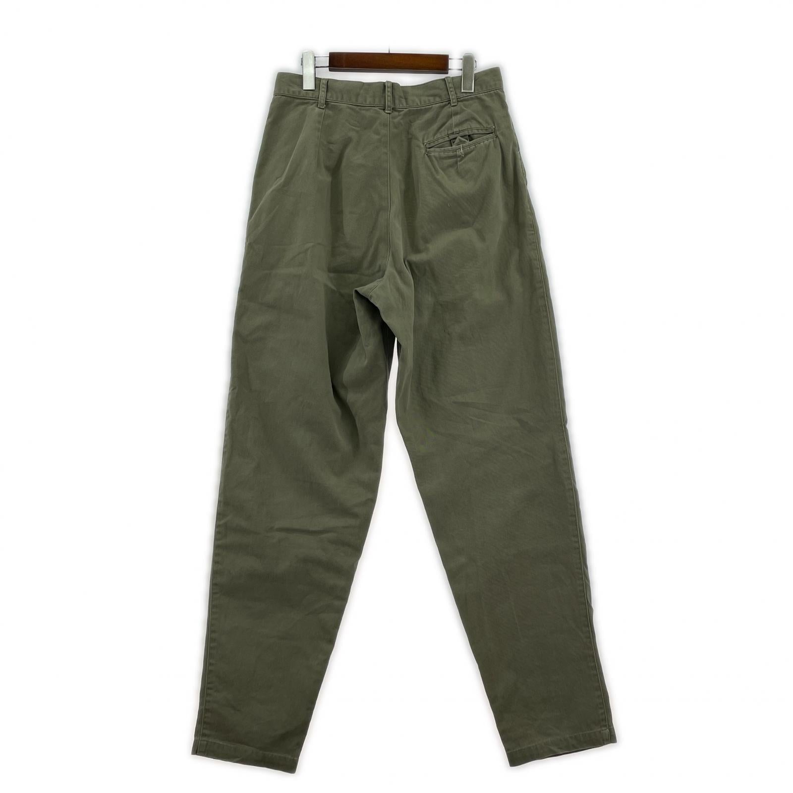 パンツ OLD STUSSY 80s USA製 黒タグ パンツ(32) オリーブ系 32