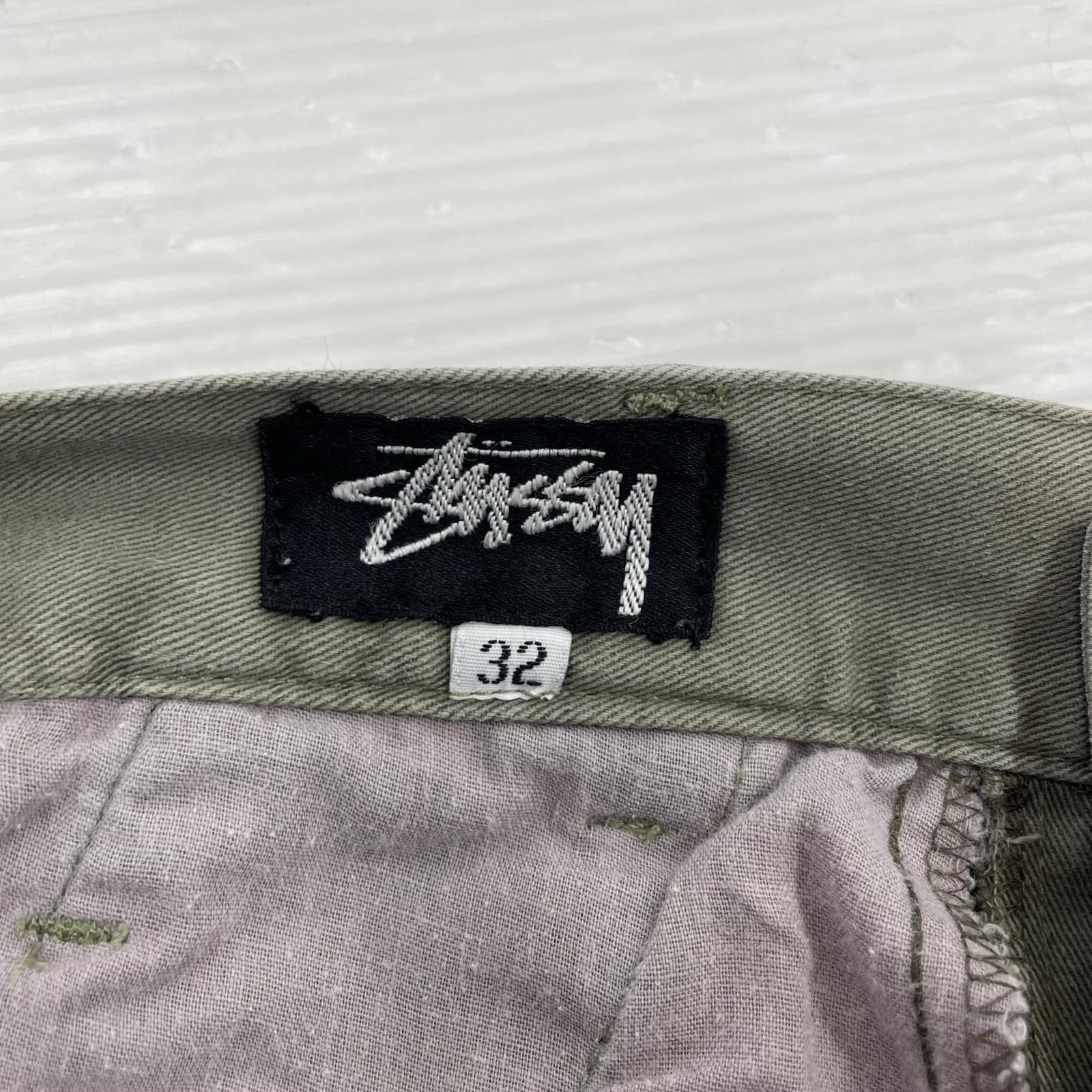 パンツ OLD STUSSY 80s USA製 黒タグ パンツ(32) オリーブ系 32