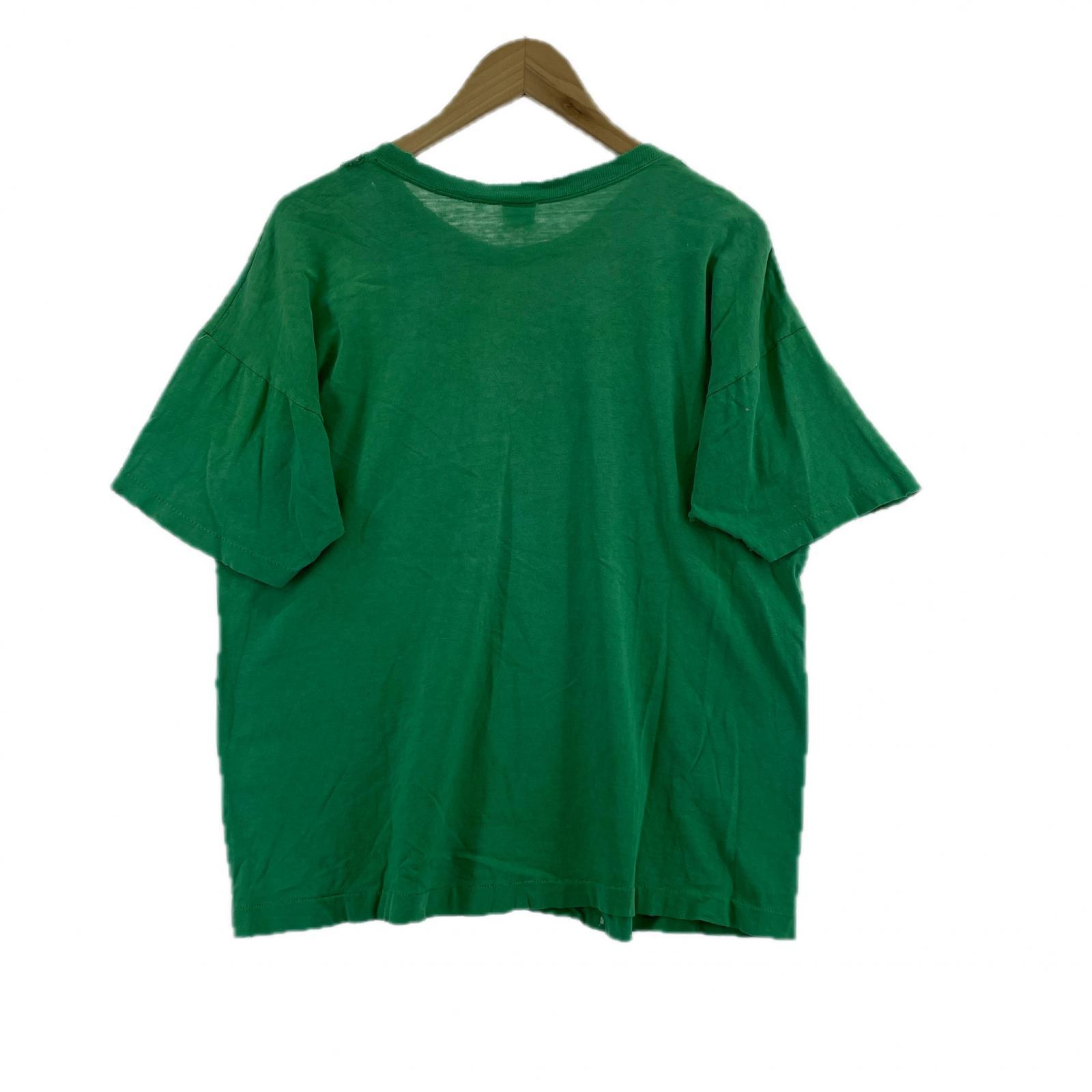 半袖Tシャツ 70-80s/バータグ後期/USA製/XL グリーン