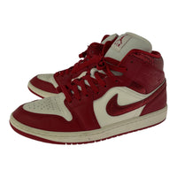 スニーカー WMNS Air Jordan 1 Mid SE Sail/Red 28cm (US10 UK9 1/2 EU46)