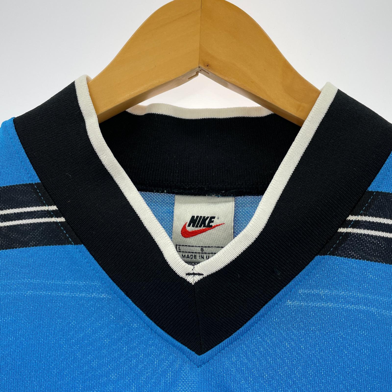半袖Tシャツ NIKE 90s GAME shirt/BLU/L L