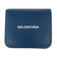 Balenciaga/二つ折り財布/BLU/594216