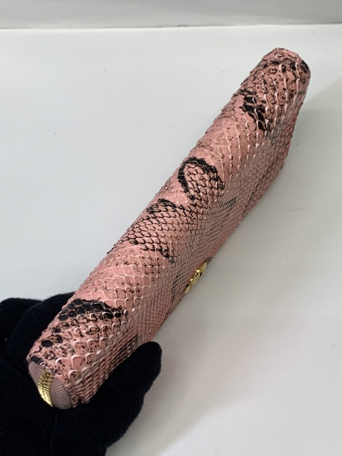 GGマーモントパイソン長財布/ピンク