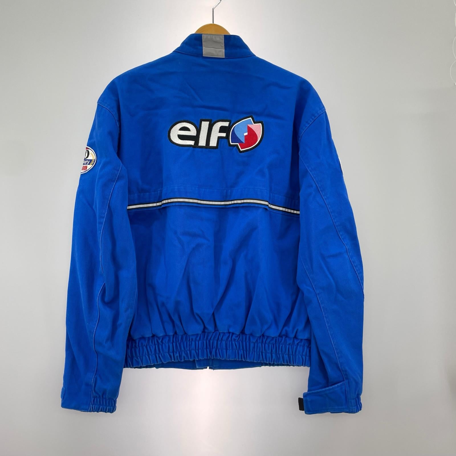 ブルゾン elf レッドバロン300店記念レーシングジャケット L L ブルー