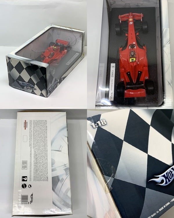 ホットウィール 1/18 F2007 K.ライコネン #6 スケールカー