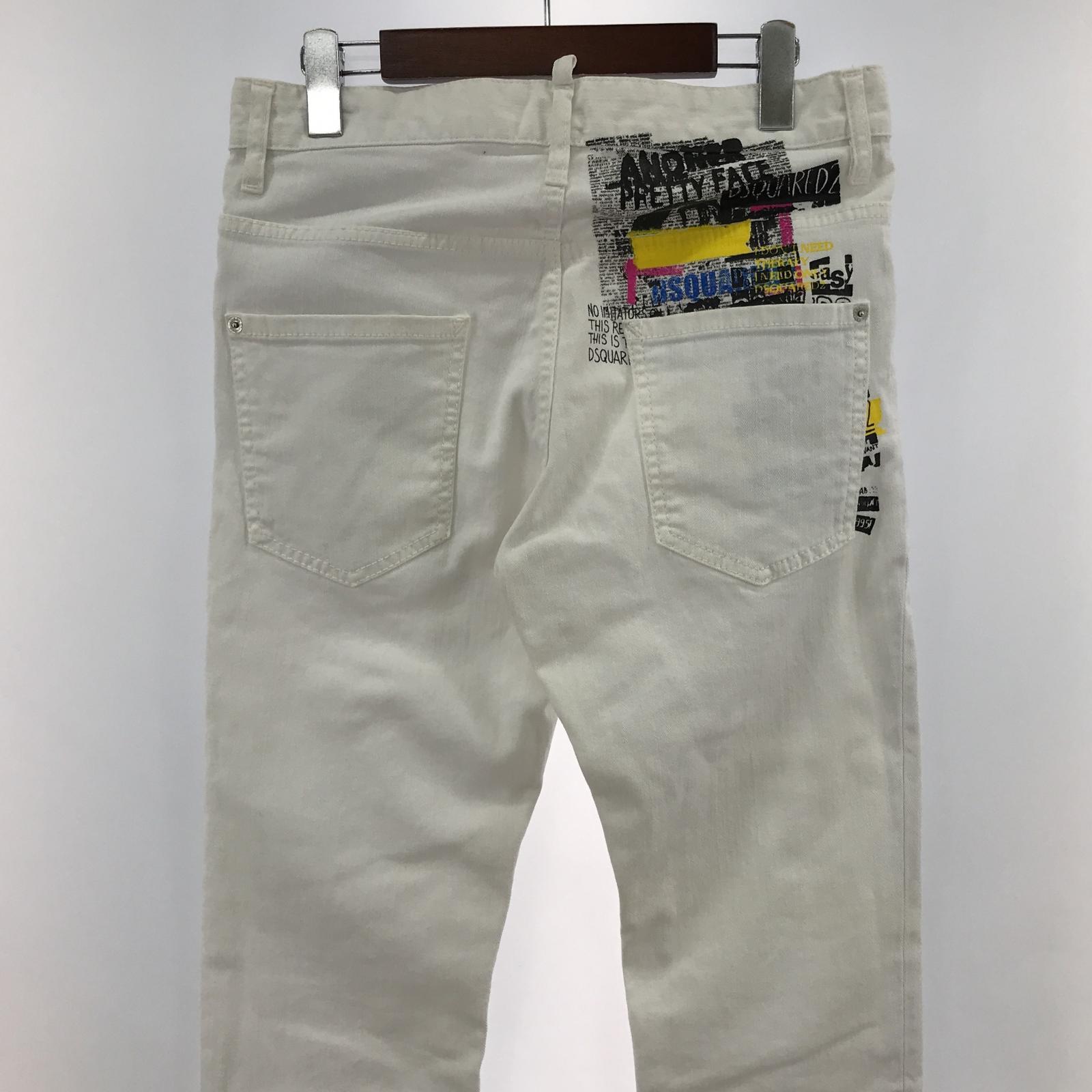 パンツ DSQUARED2 ホワイトパンツ 44 ホワイト