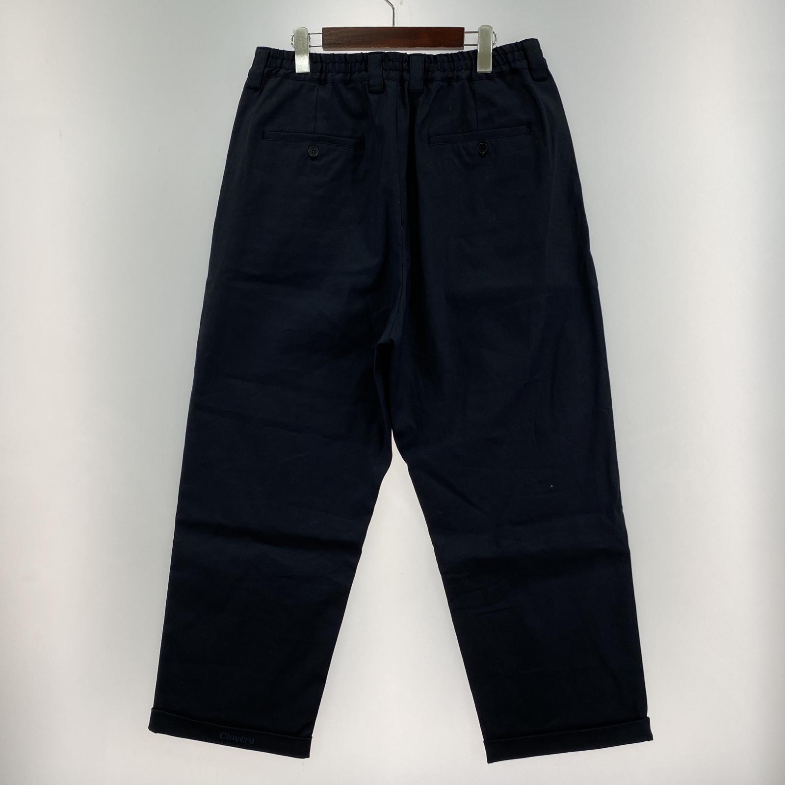 パンツ Cloveru comfort linen pants (XL) ブラック