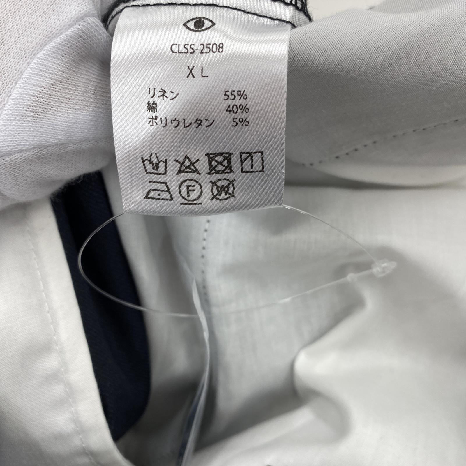 パンツ Cloveru comfort linen pants (XL) ブラック
