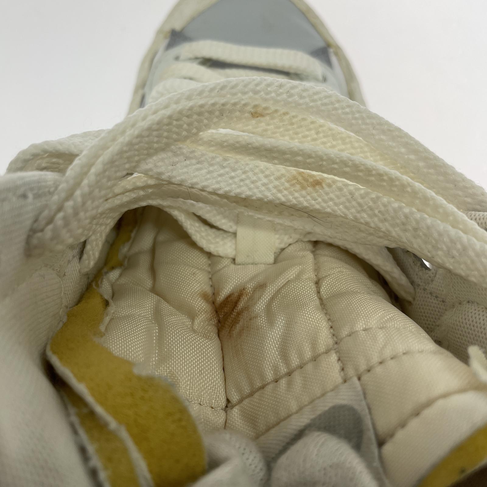 スニーカー ×sacai BLAZER MID WHITE/WOLF GREY 25.5cm (US7 1/2 UK7 EU41) ホワイト