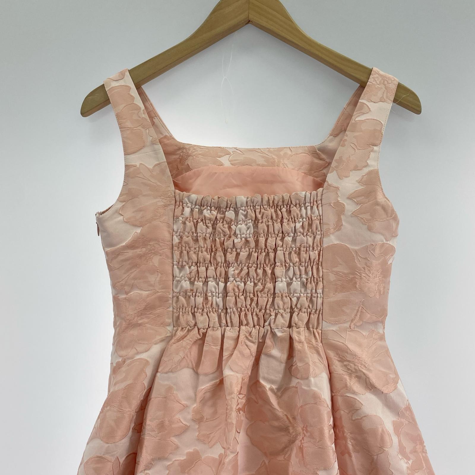 ワンピース MISTREASS Flower Jacquard Princess Dress ピンク