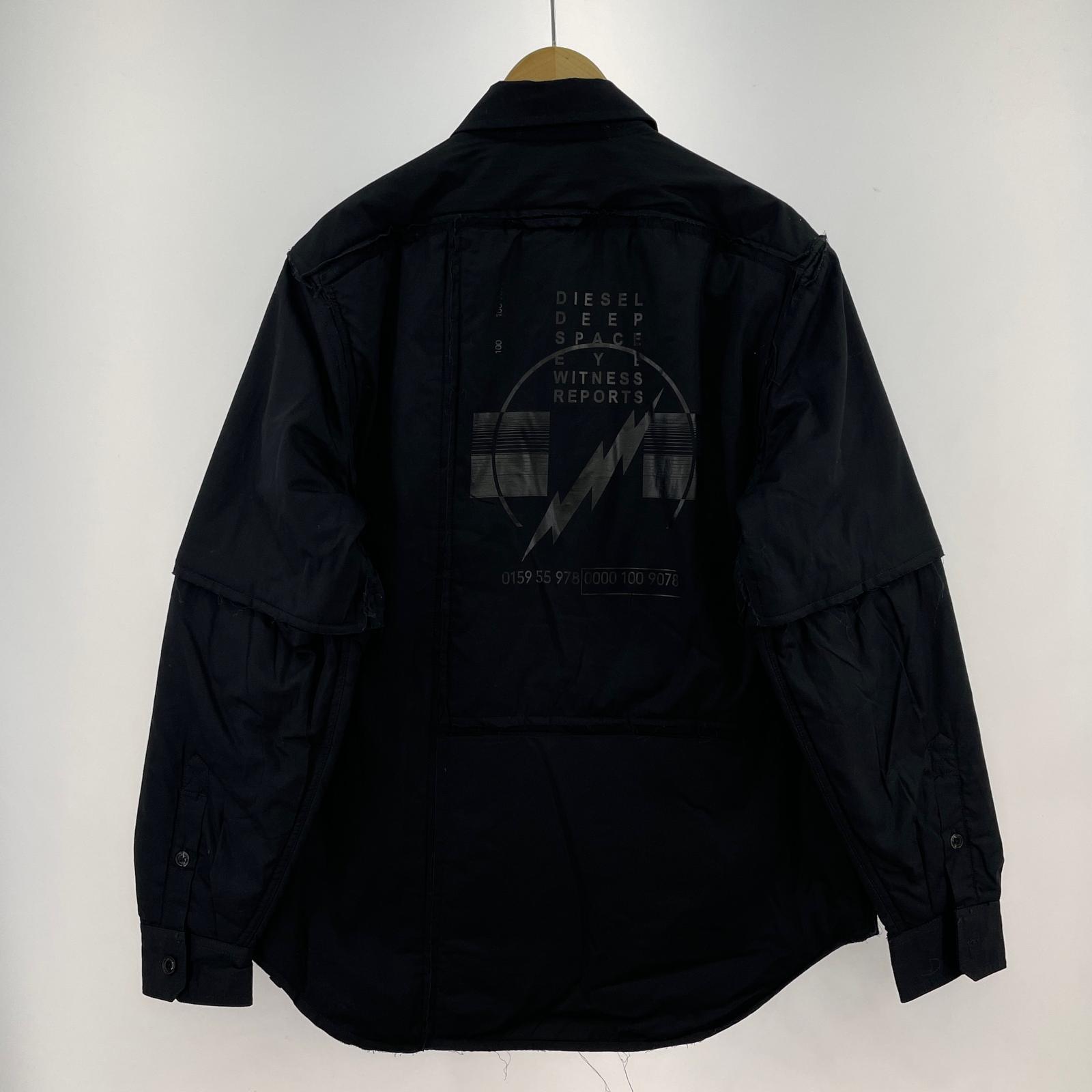 ジャケット 中綿 カットオフシャツジャケット (S) S