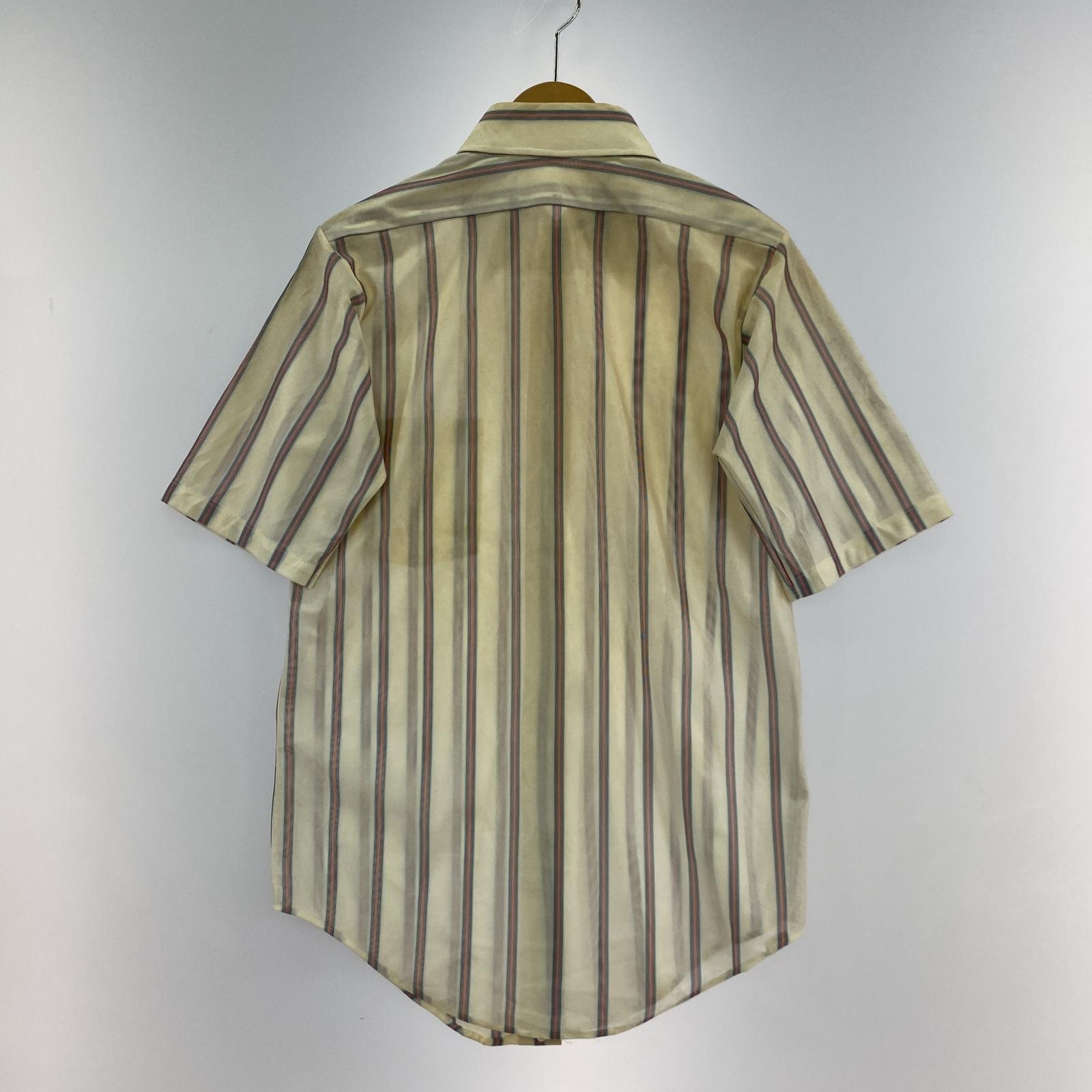 半袖シャツ 70s 赤青ストライプ