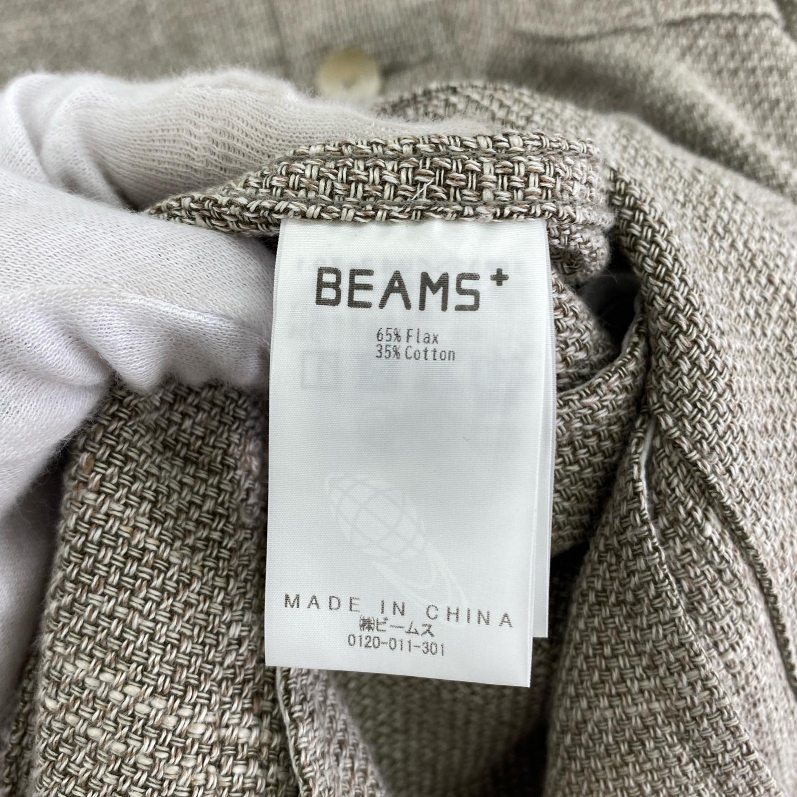 ジャケット PLUS MIL Chore Jacket コットンリネン グレー S S グレー