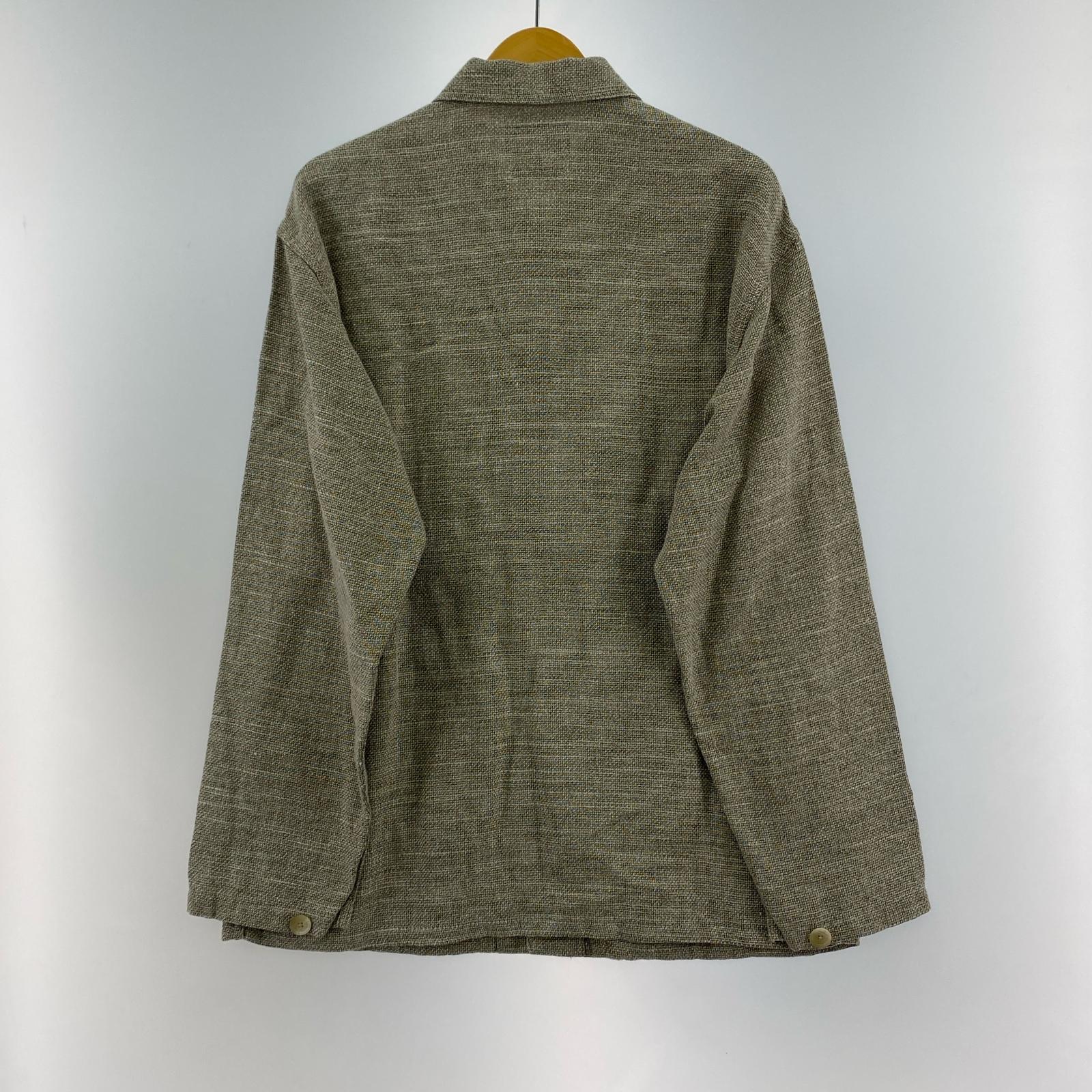 ジャケット PLUS MIL Chore Jacket コットンリネン グレー S S グレー