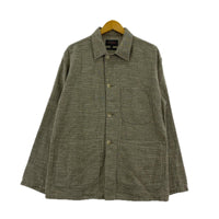 ジャケット PLUS MIL Chore Jacket コットンリネン グレー S S グレー