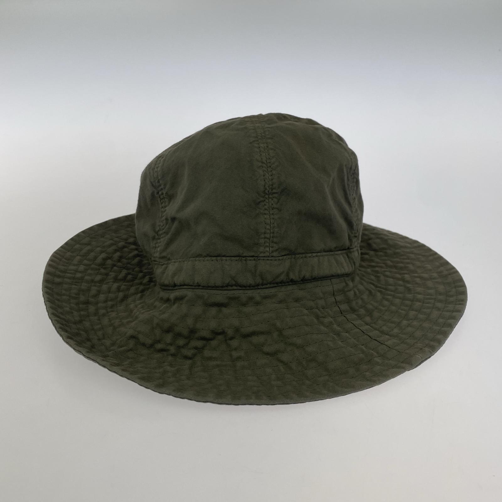 ハット TEXTILE SILK SLEEK ハット オリーブ 1