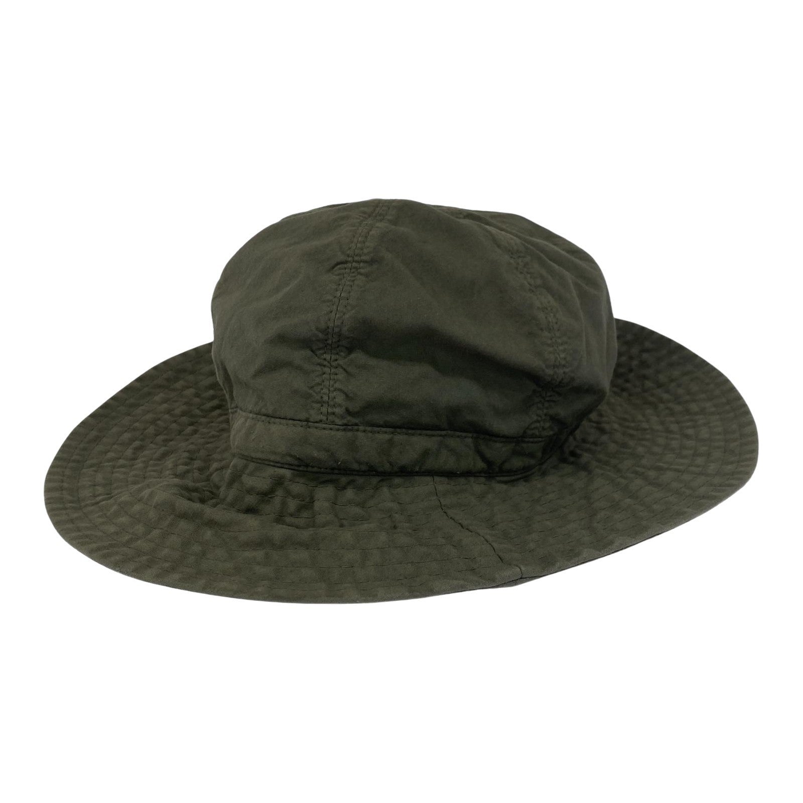 ハット TEXTILE SILK SLEEK ハット オリーブ 1