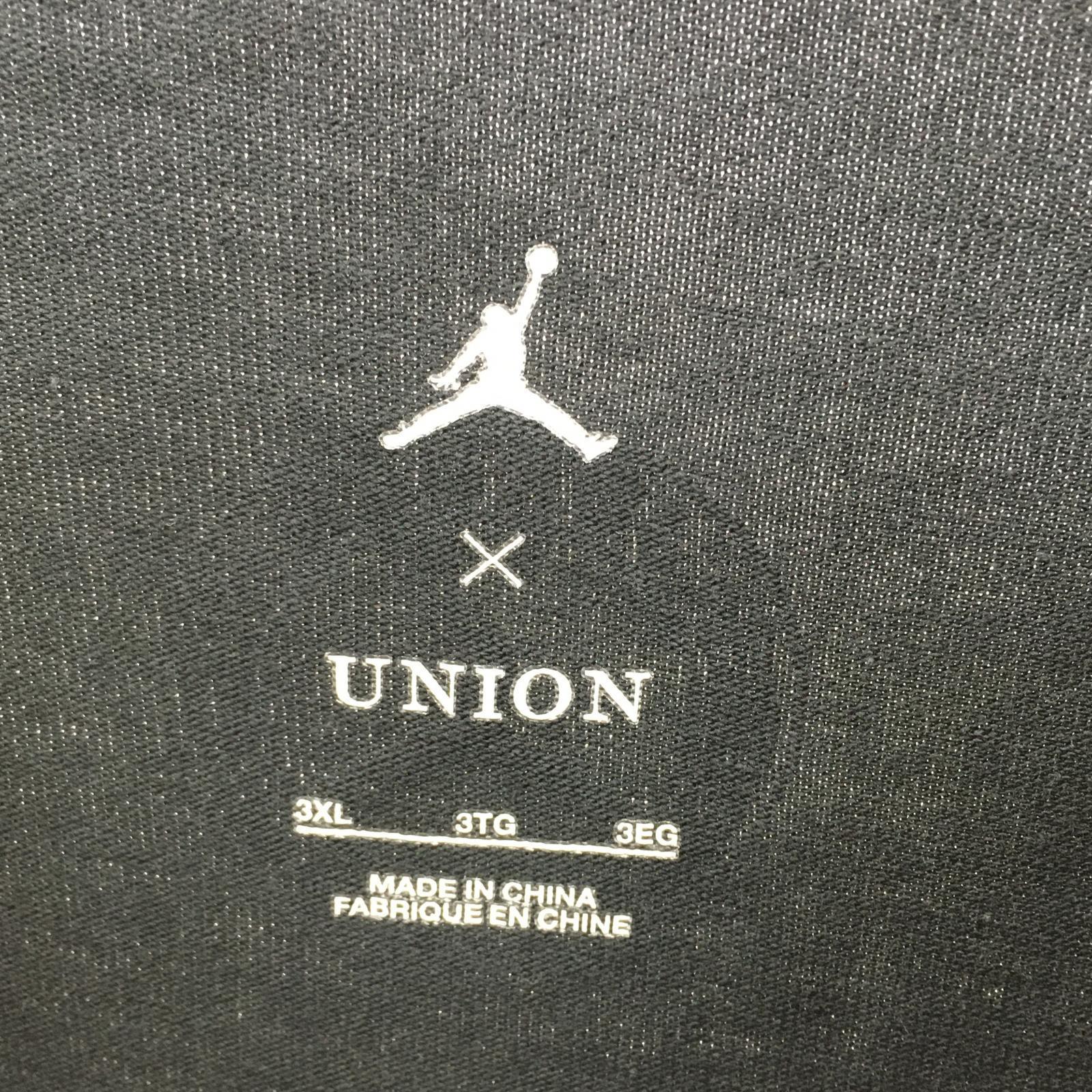長袖Tシャツ Jordan x Union MJ L/S Tee(3XL)DV7341-010 ブラック