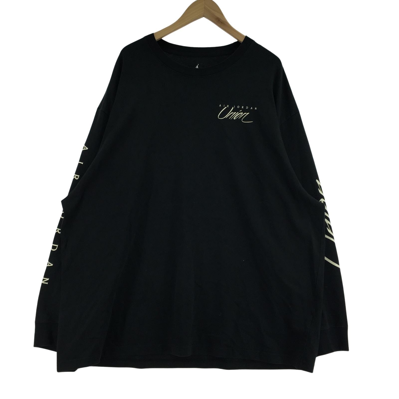 長袖Tシャツ Jordan x Union MJ L/S Tee(3XL)DV7341-010 ブラック