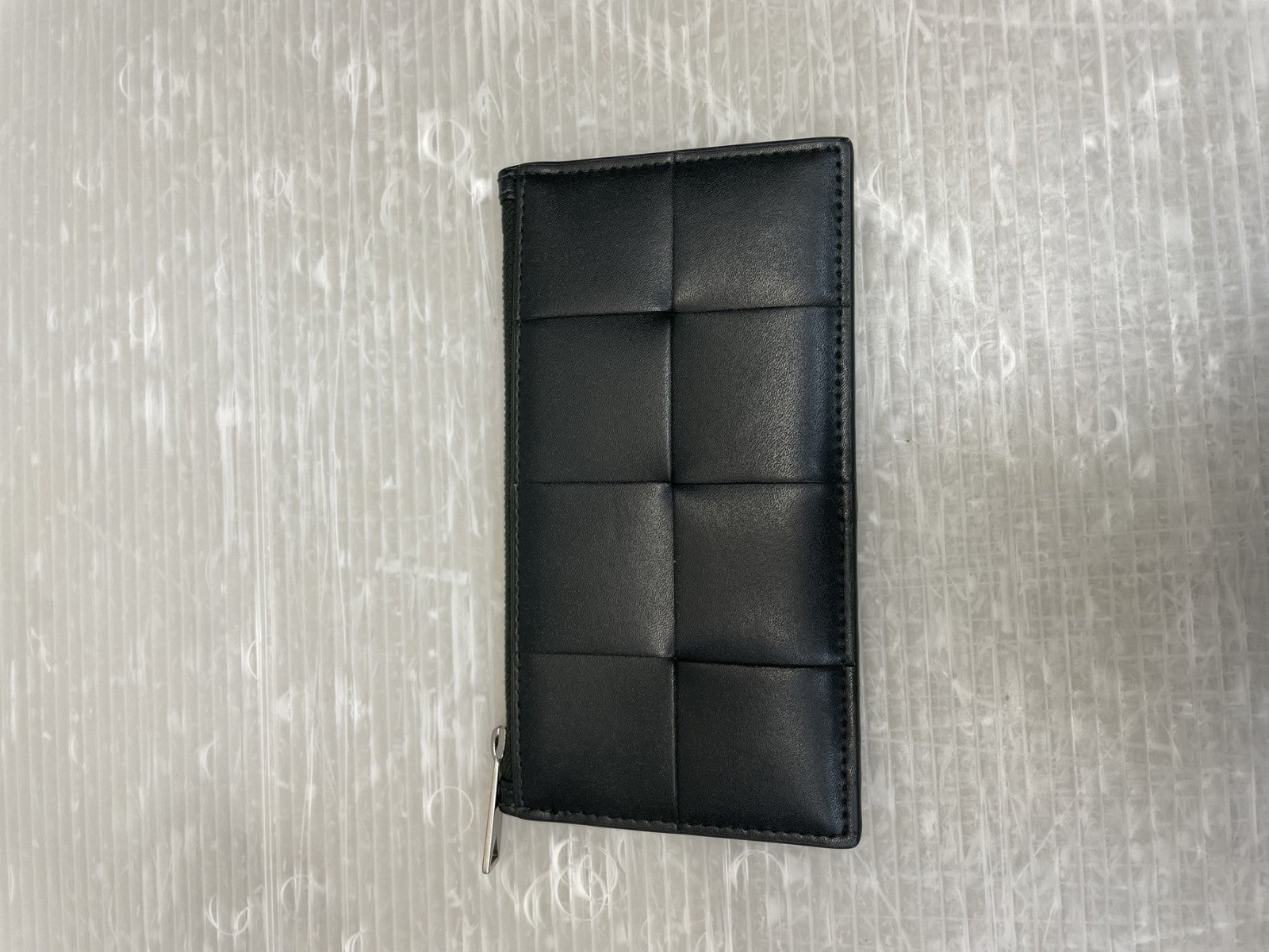 BOTTEGA VENETA ロングファスナー カセット カードケース ダクグリーン