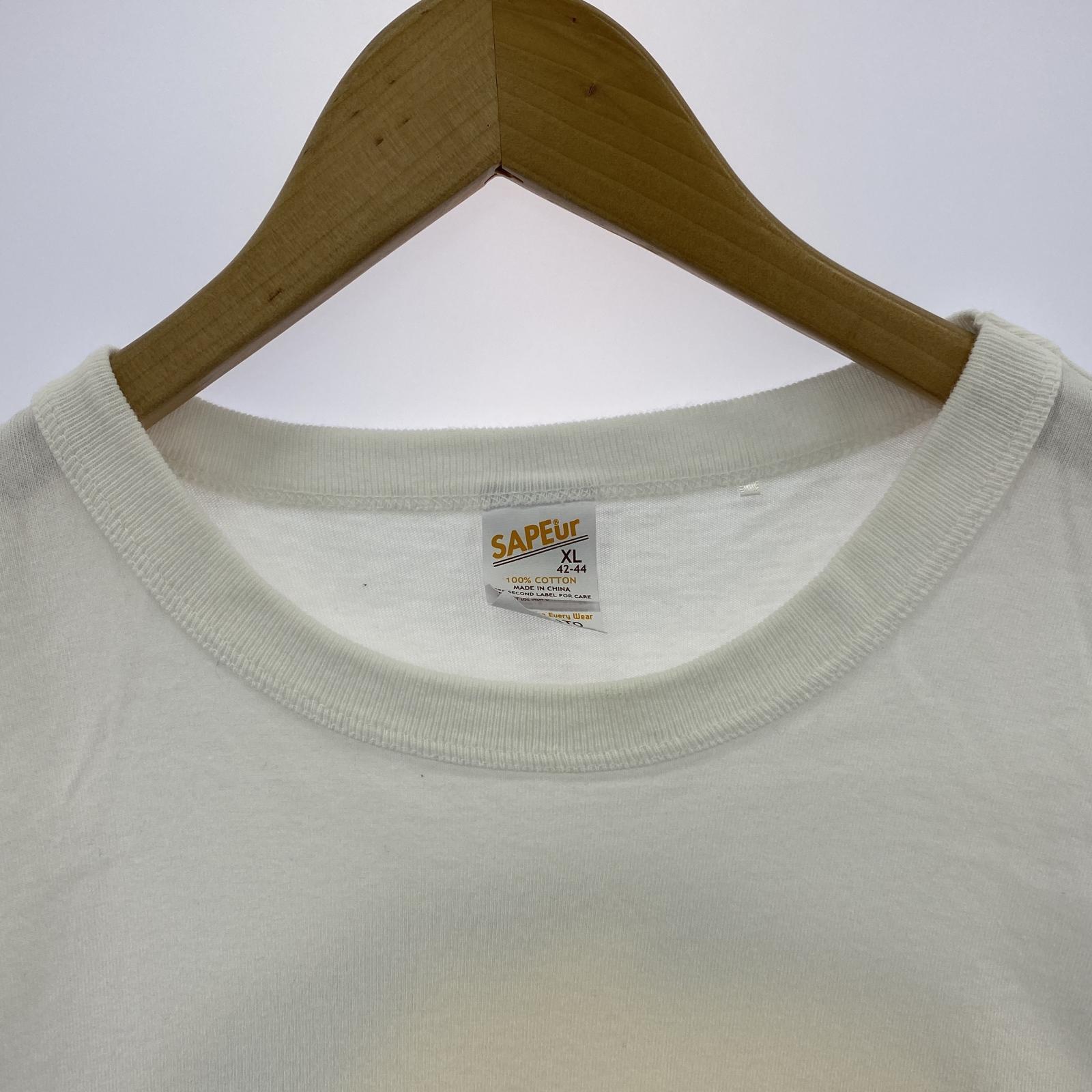 半袖Tシャツ ×浜田雅功 印鑑LOGO イエロー (XL) LL ホワイト