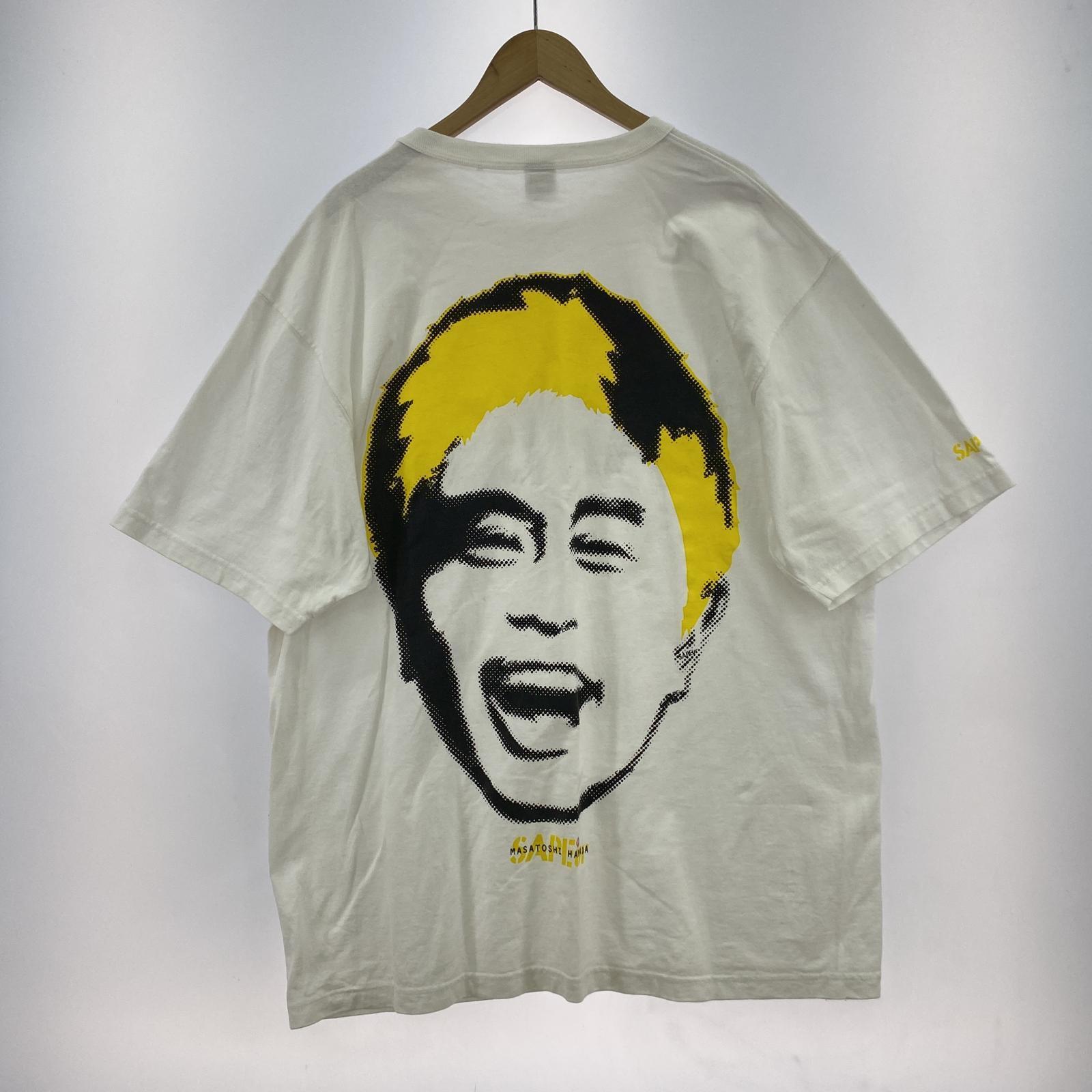 半袖Tシャツ ×浜田雅功 印鑑LOGO イエロー (XL) LL ホワイト