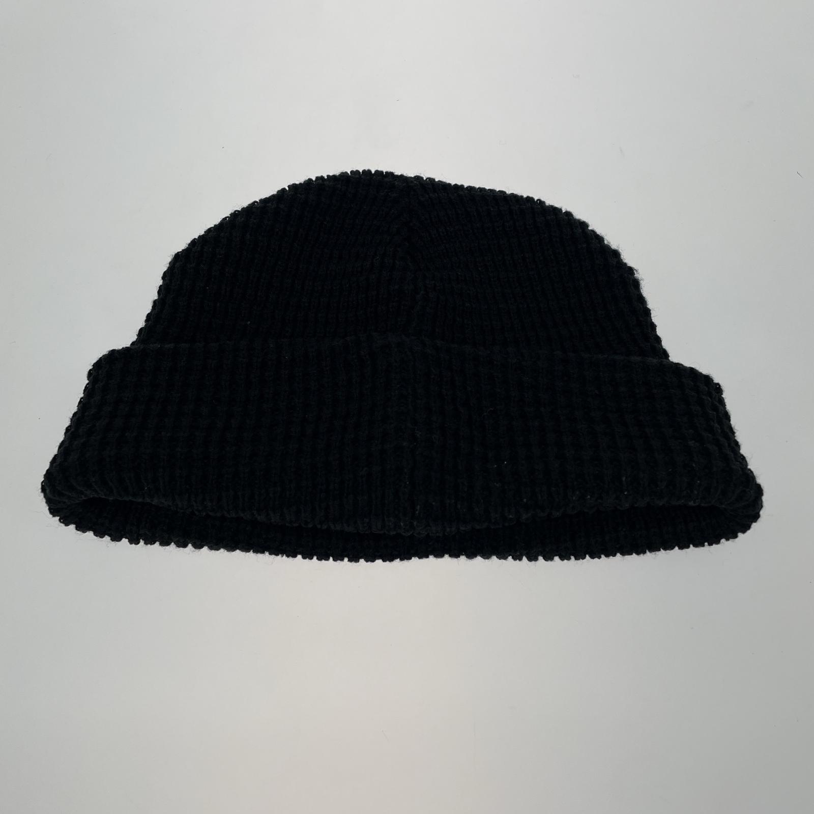 ニットキャップ BLK ブラック